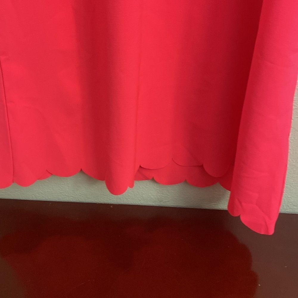 Coco & Main Scallop Bell Sleeve Pink Dress size small - Picture 4 of 5